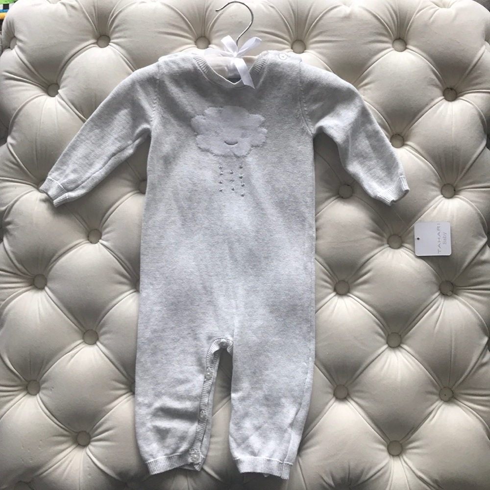 NWT Tahari Baby Knit Romper